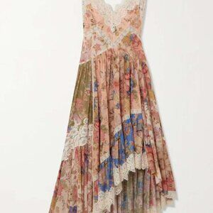 Zimmermann Patchwork Floral Maxi Dress Size 2 (Like New)